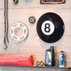 Eight (8) Ball 15" Dome Metal Sign